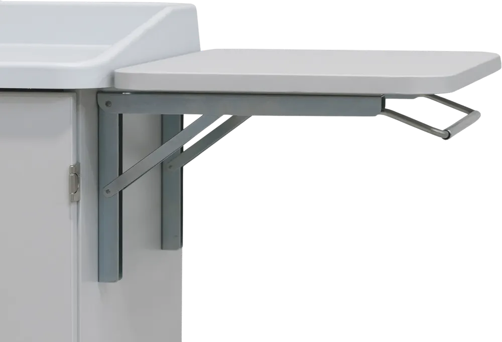 Fold-out side table