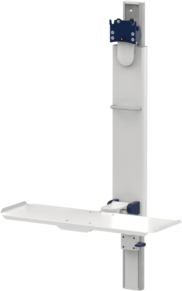 Wall-mounted workstations