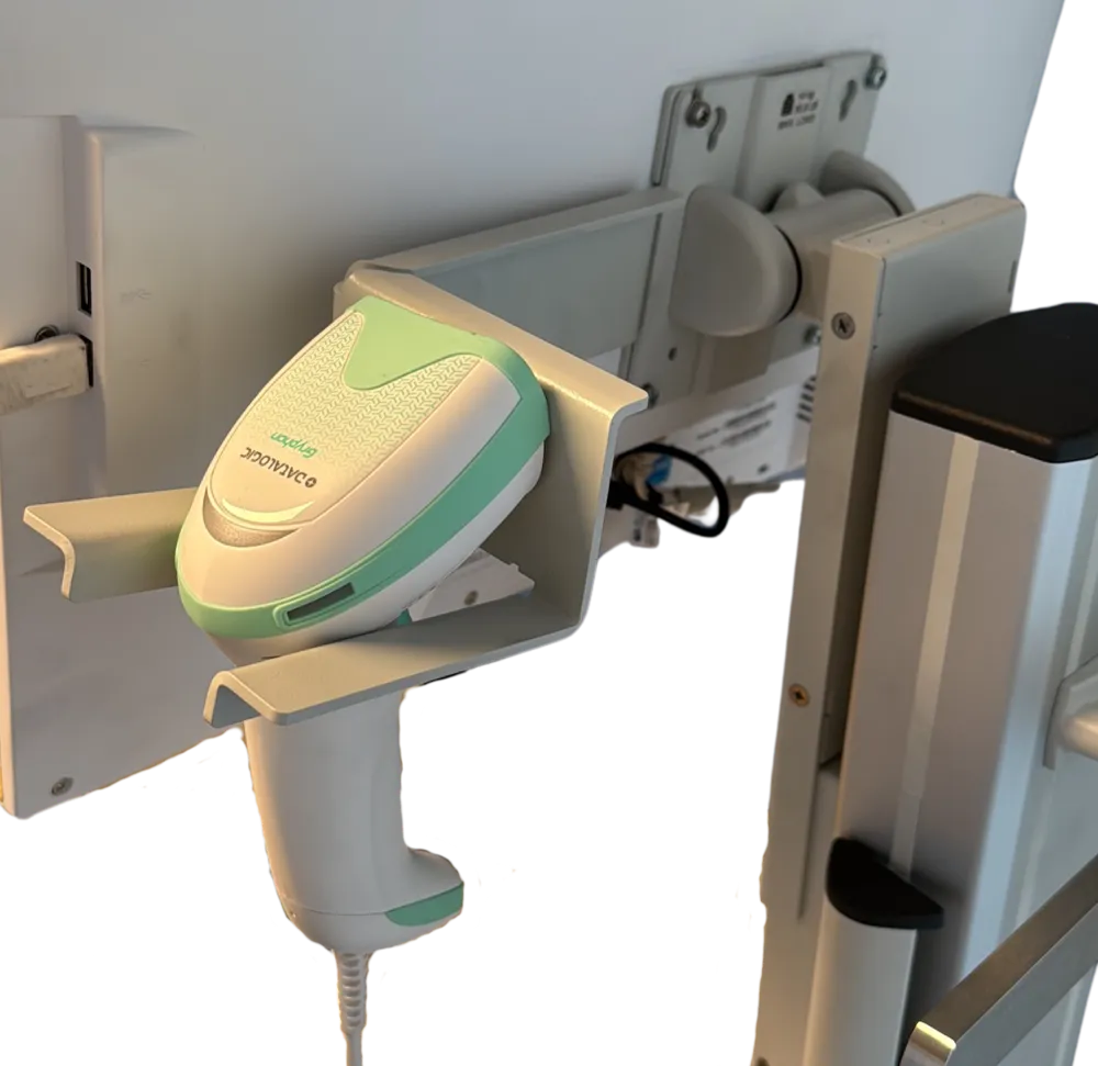 Barcode scanner holder